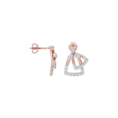 Diamond Vibe Earring 18 KT / Rose Gold
