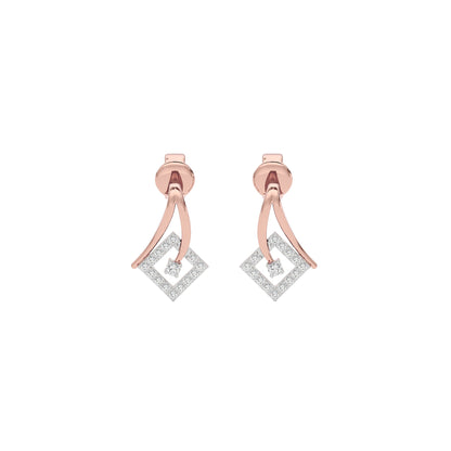 Infinite Brilliance Diamond Earrings 18 KT / Rose Gold