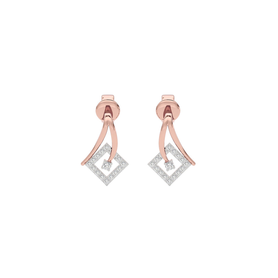 Infinite Brilliance Diamond Earrings 18 KT / Rose Gold