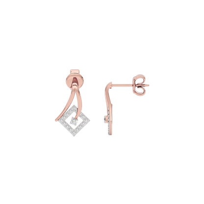 Infinite Brilliance Diamond Earrings 18 KT / Rose Gold