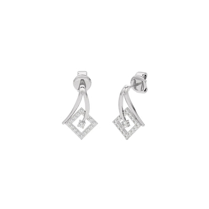 Infinite Brilliance Diamond Earrings 18 KT / White Gold