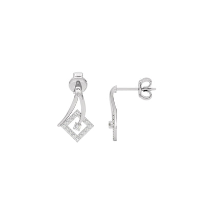 Infinite Brilliance Diamond Earrings 18 KT / White Gold