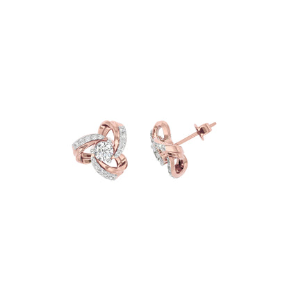 Twilight Lace Diamond Earring 18 KT / Rose Gold