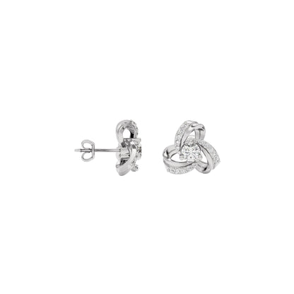 Twilight Lace Diamond Earring 18 KT / White Gold
