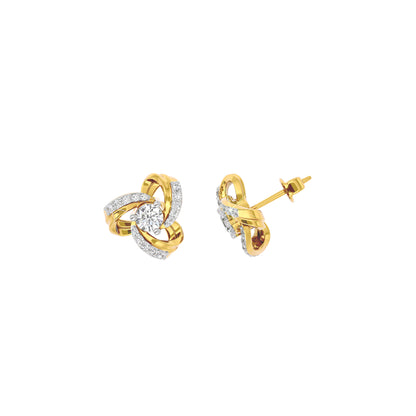 Twilight Lace Diamond Earring 18 KT / Yellow Gold
