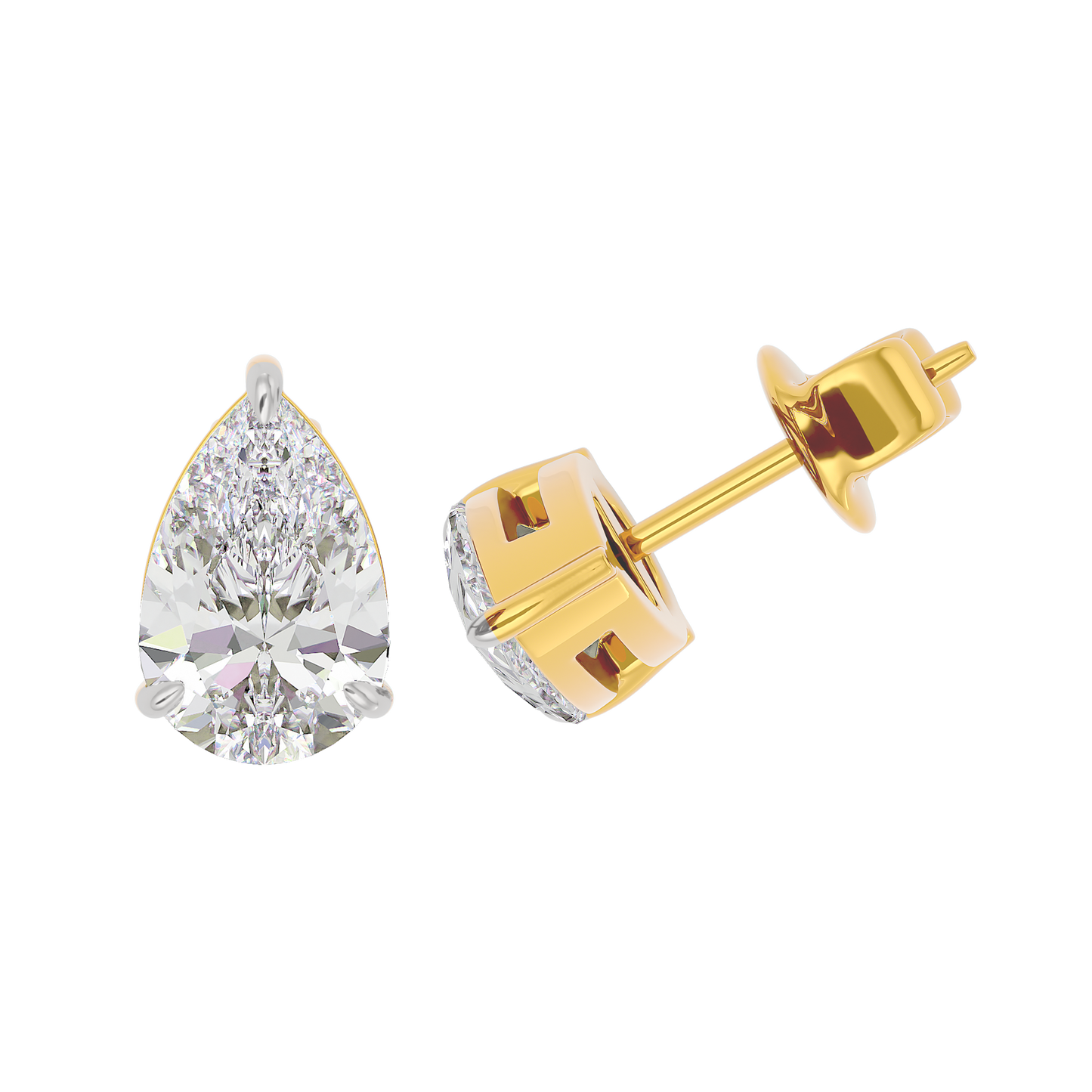 Diamond Cascade Charm Earring