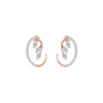 Crystal Breeze Diamond Earring 18 KT / Rose Gold