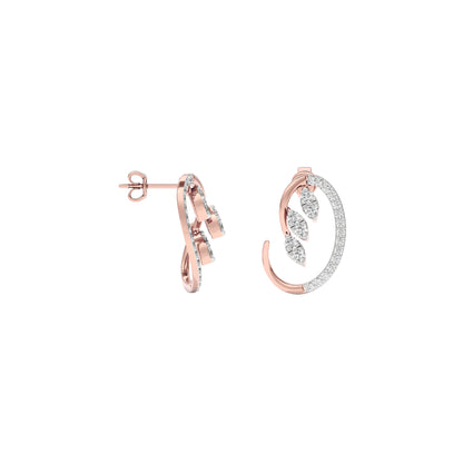 Crystal Breeze Diamond Earring 18 KT / Rose Gold
