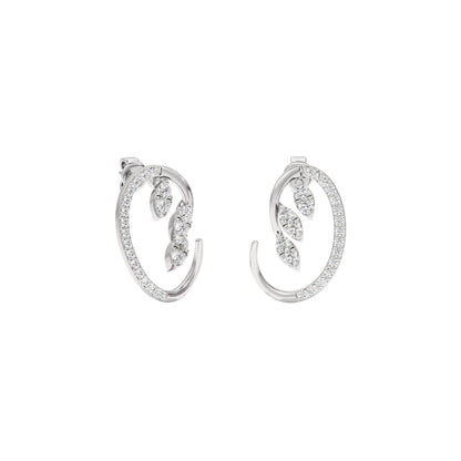 Crystal Breeze Diamond Earring 18 KT / White Gold