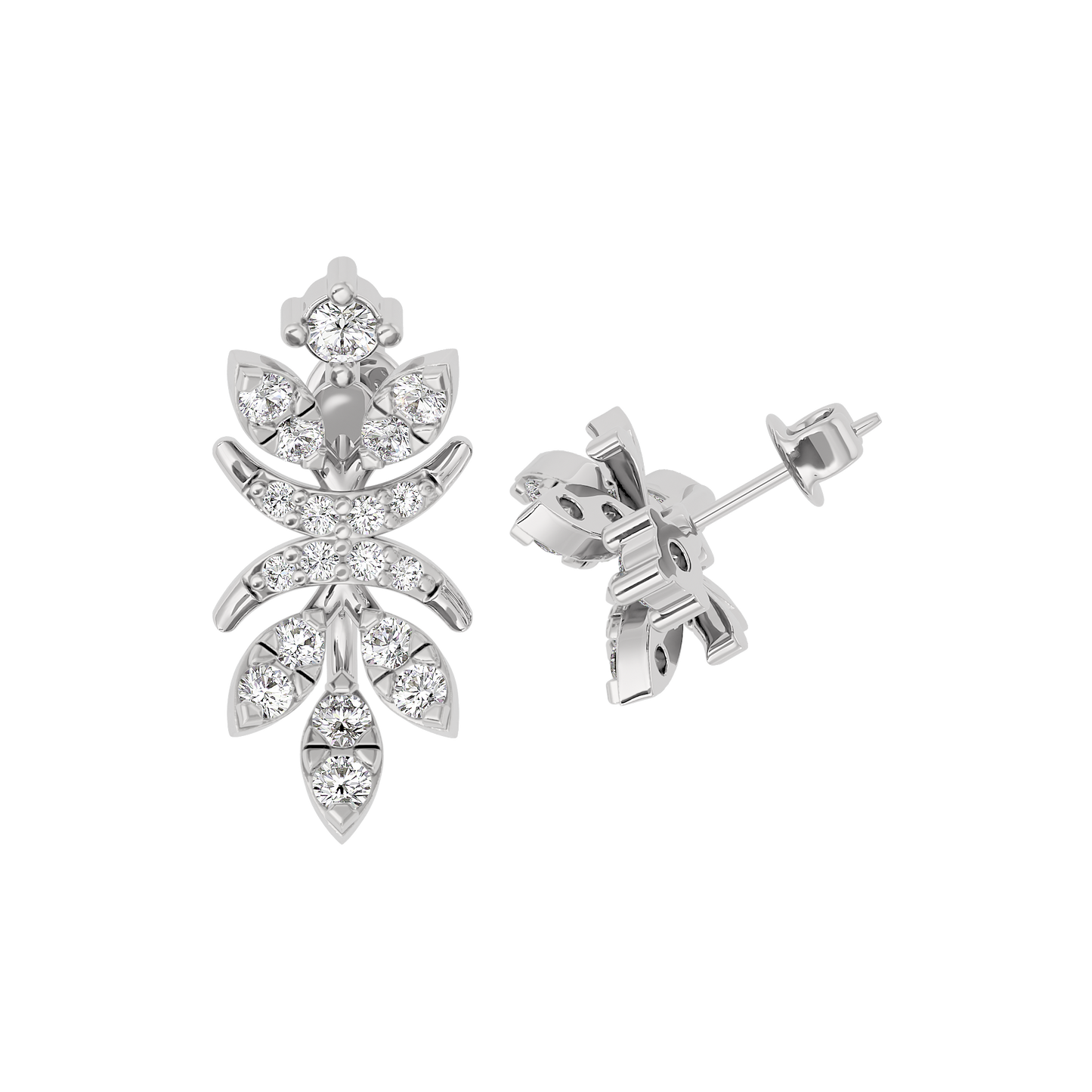 Crystal Breeze Diamond Earring