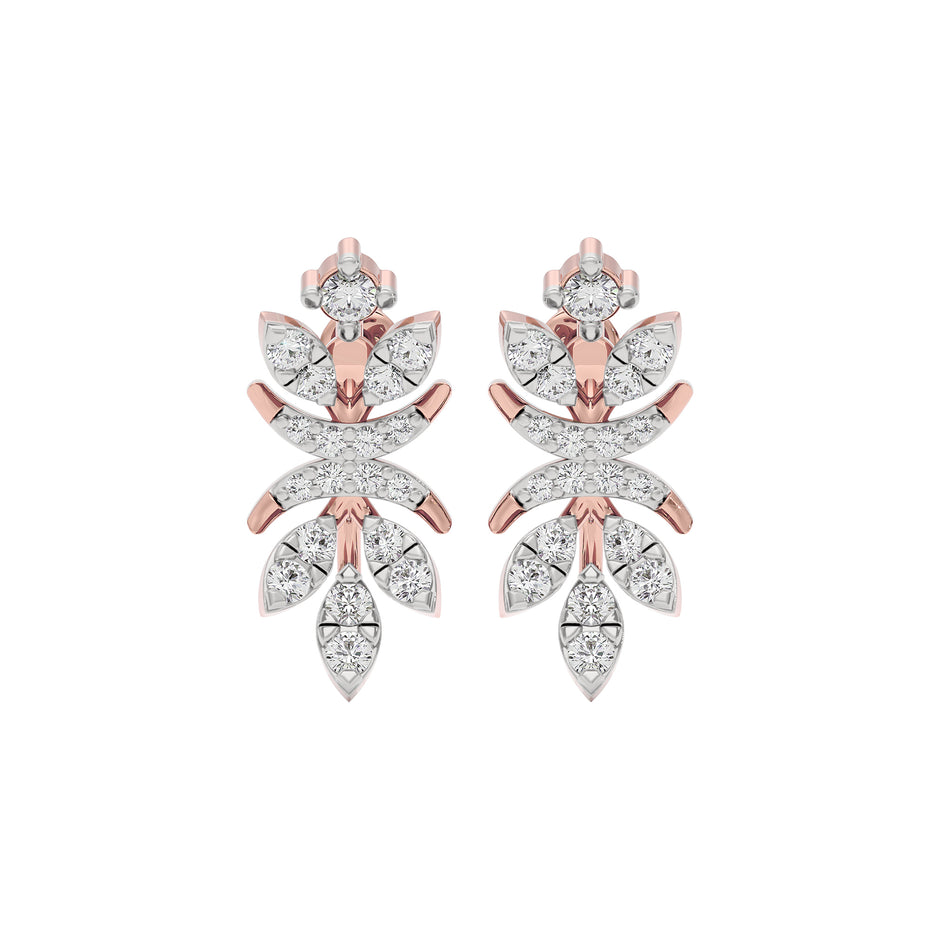 Crystal Breeze Diamond Earring 18 KT / Rose Gold