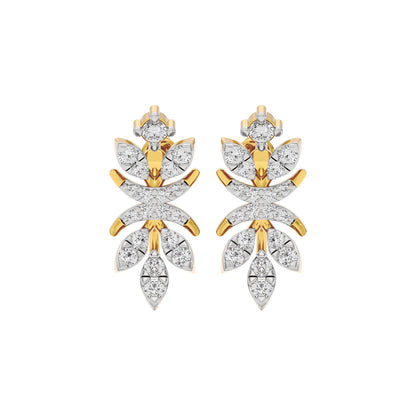 Crystal Breeze Diamond Earring 18 KT / Yellow Gold