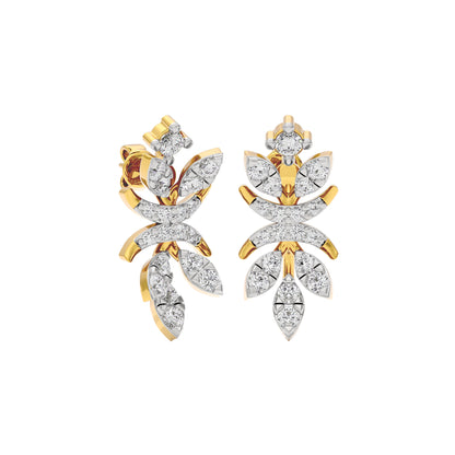 Crystal Breeze Diamond Earring 18 KT / Yellow Gold