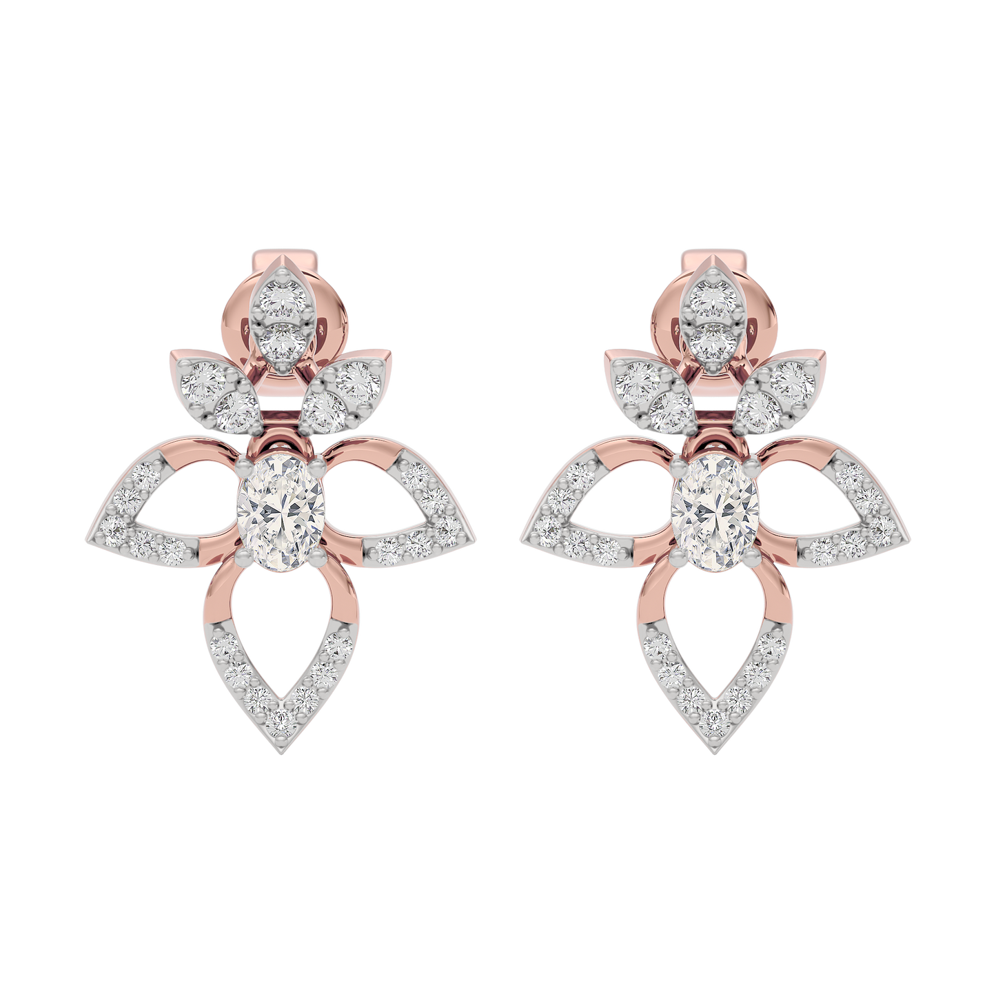 Diamond Mirage Drop Earring