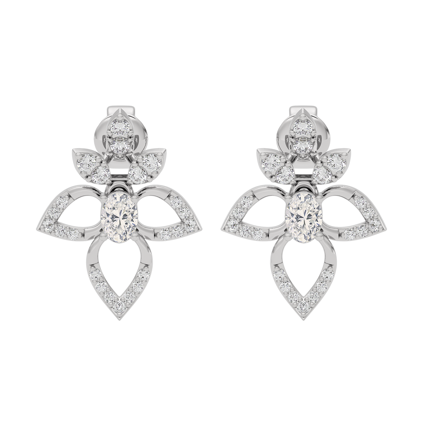 Diamond Mirage Drop Earring