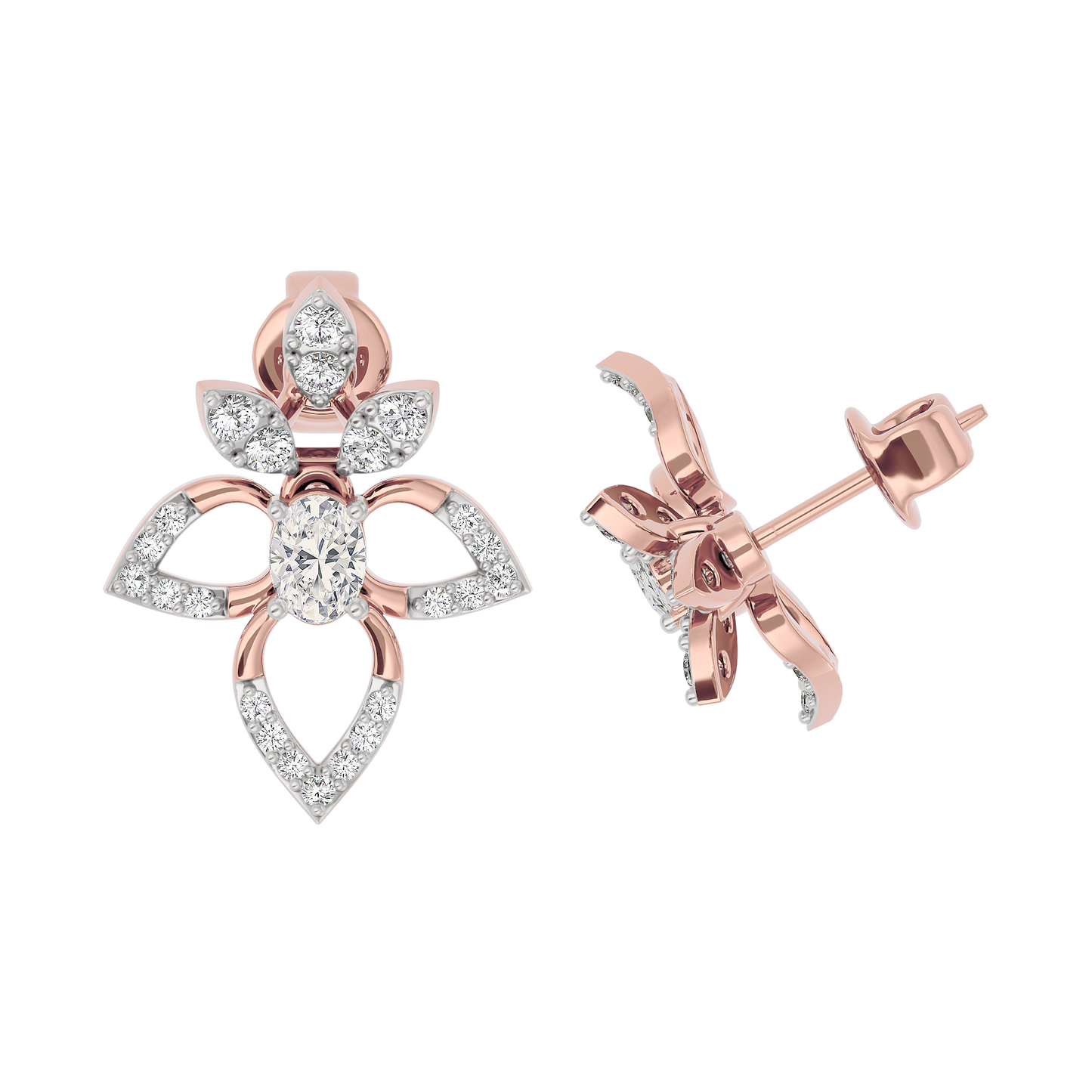 Diamond Mirage Drop Earring