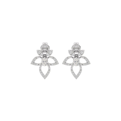 Diamond Mirage Drop Earring 18 KT / White Gold