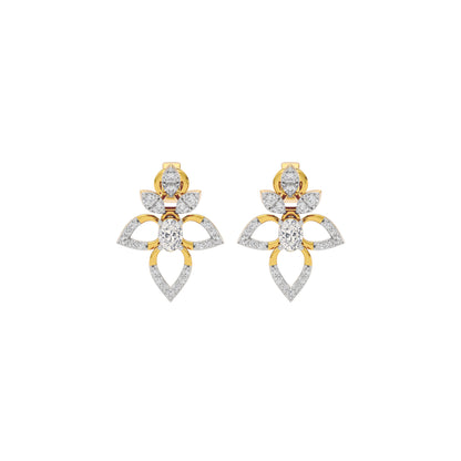 Diamond Mirage Drop Earring 18 KT / Yellow Gold