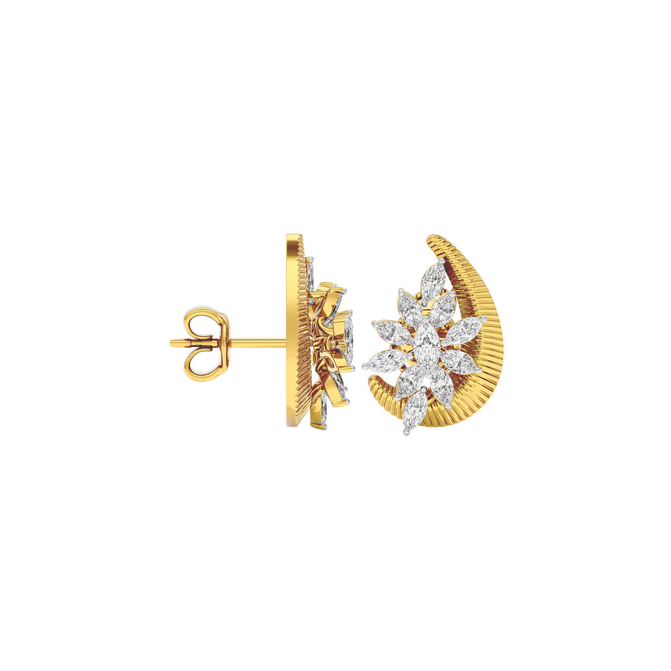 Starlight Essence Diamond Earring 18 KT / Yellow Gold