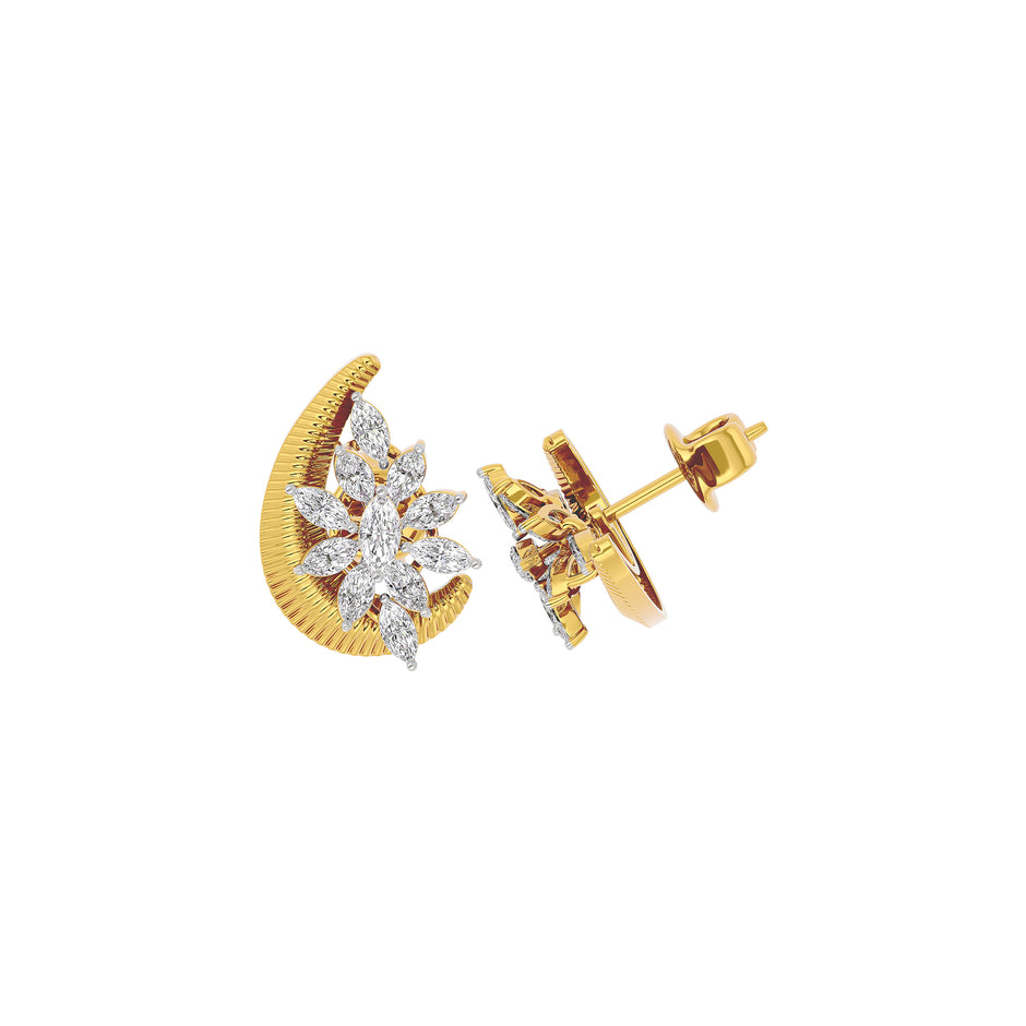 Starlight Essence Diamond Earring 18 KT / Yellow Gold