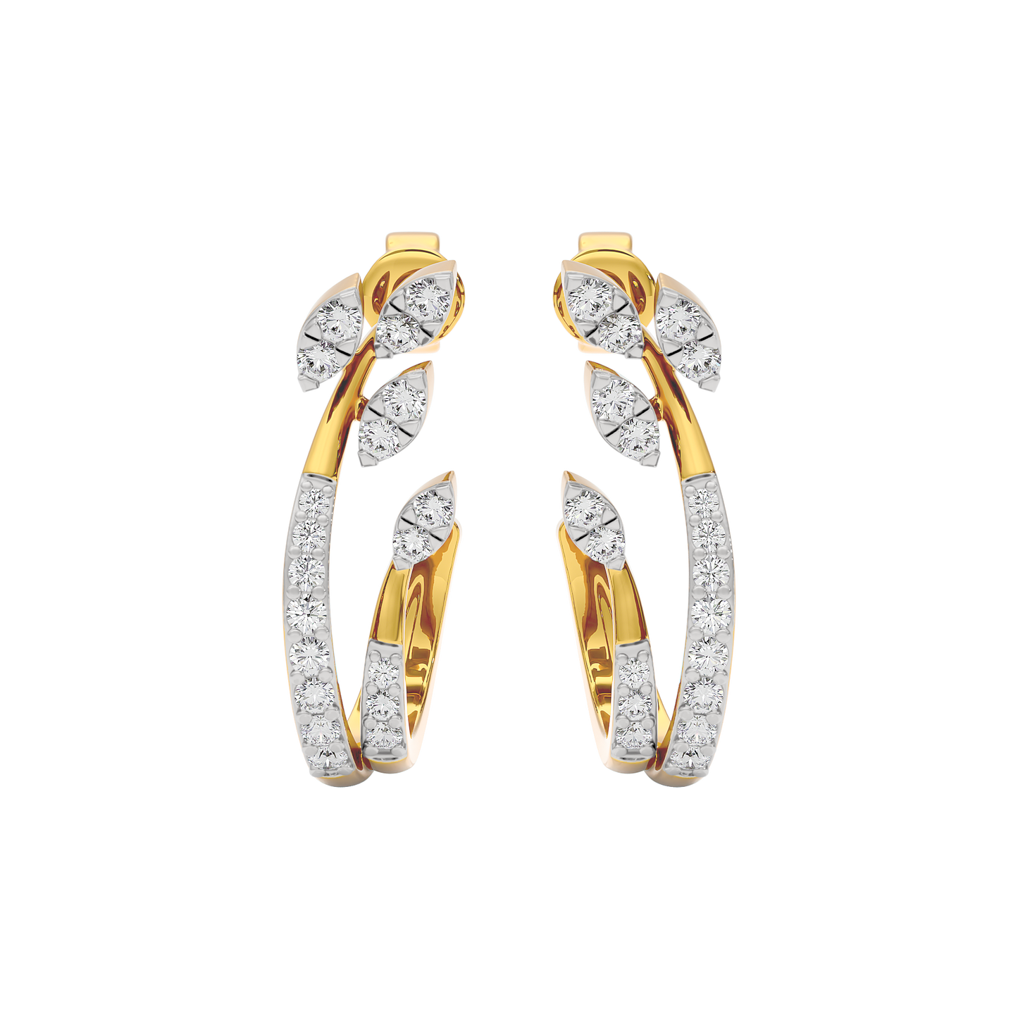 Crystal Aura Diamond Earring