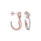Crystal Aura Diamond Earring 18 KT / Rose Gold