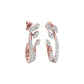 Crystal Aura Diamond Earring 18 KT / Rose Gold