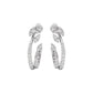 Crystal Aura Diamond Earring 18 KT / White Gold