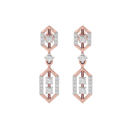 Twinkle Blossom Diamond Earring