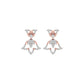 Sapphire Mirage Diamond Earring 18 KT / Rose Gold