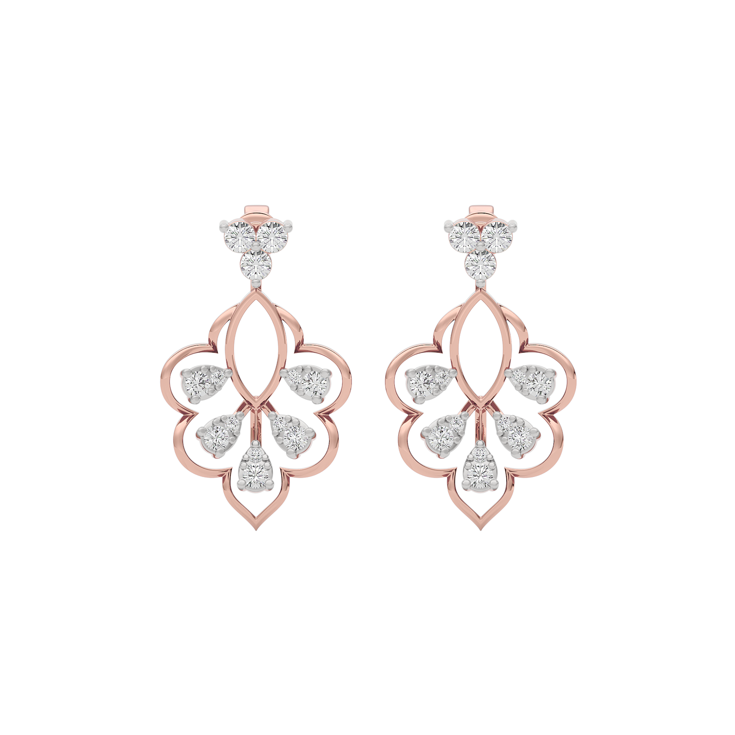 Diamond Charmed Glow Earring