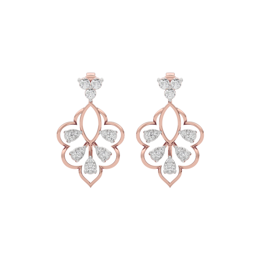 Diamond Charmed Glow Earring