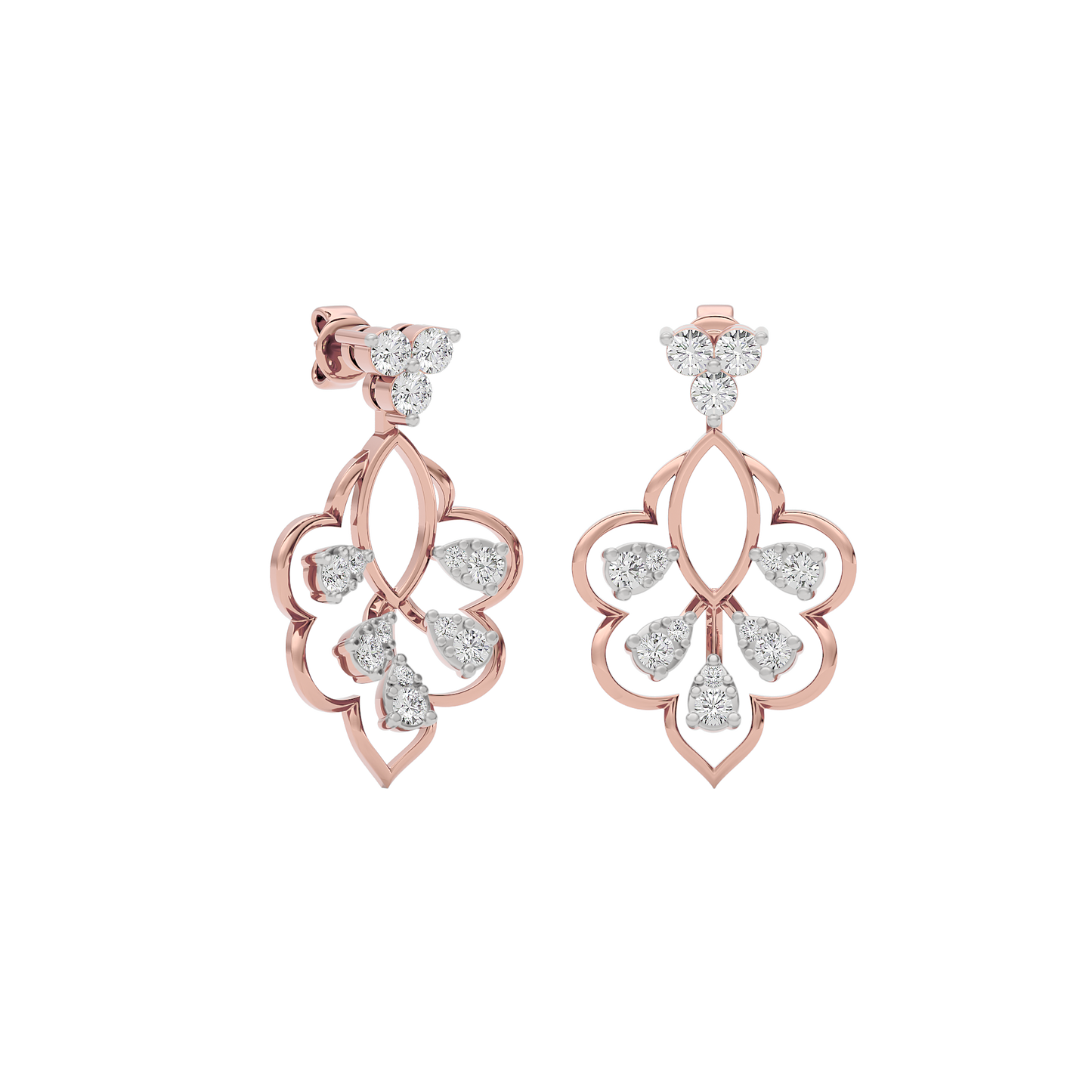 Diamond Charmed Glow Earring