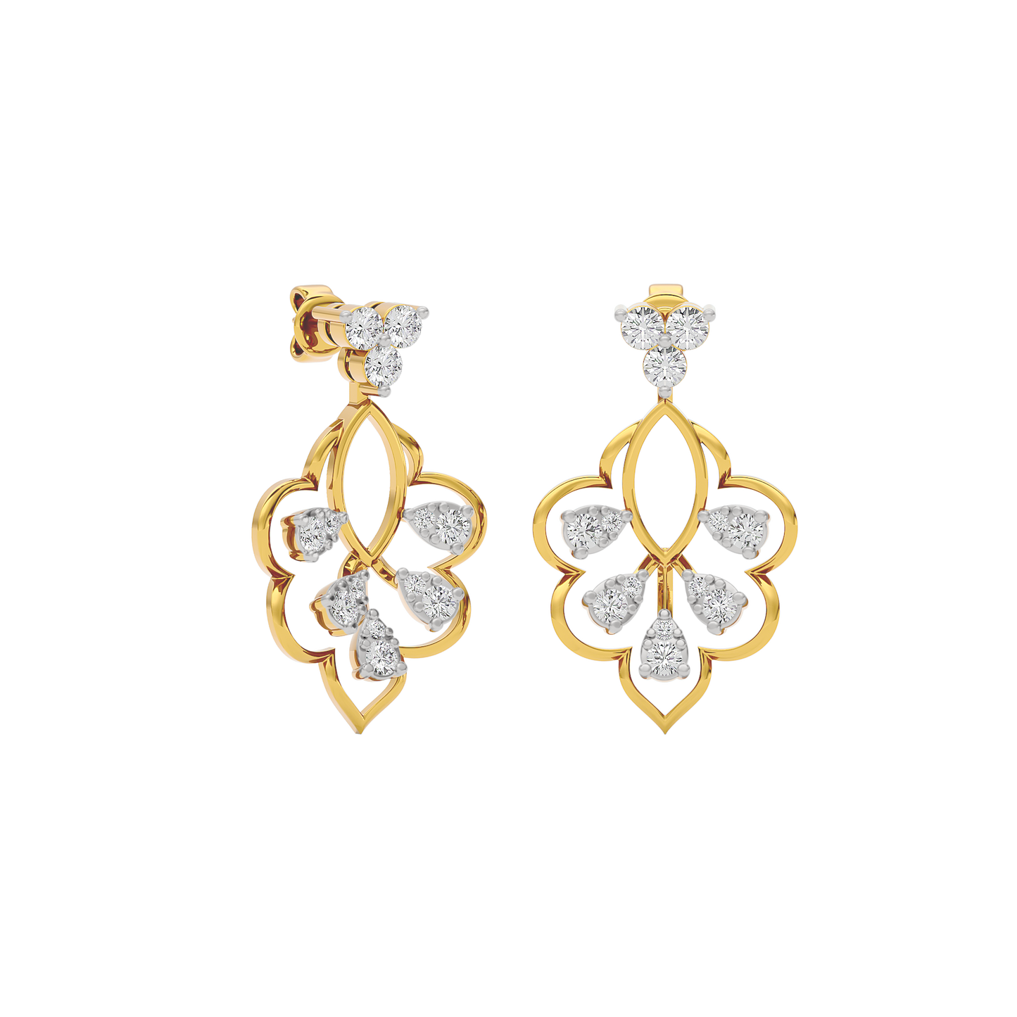 Diamond Charmed Glow Earring