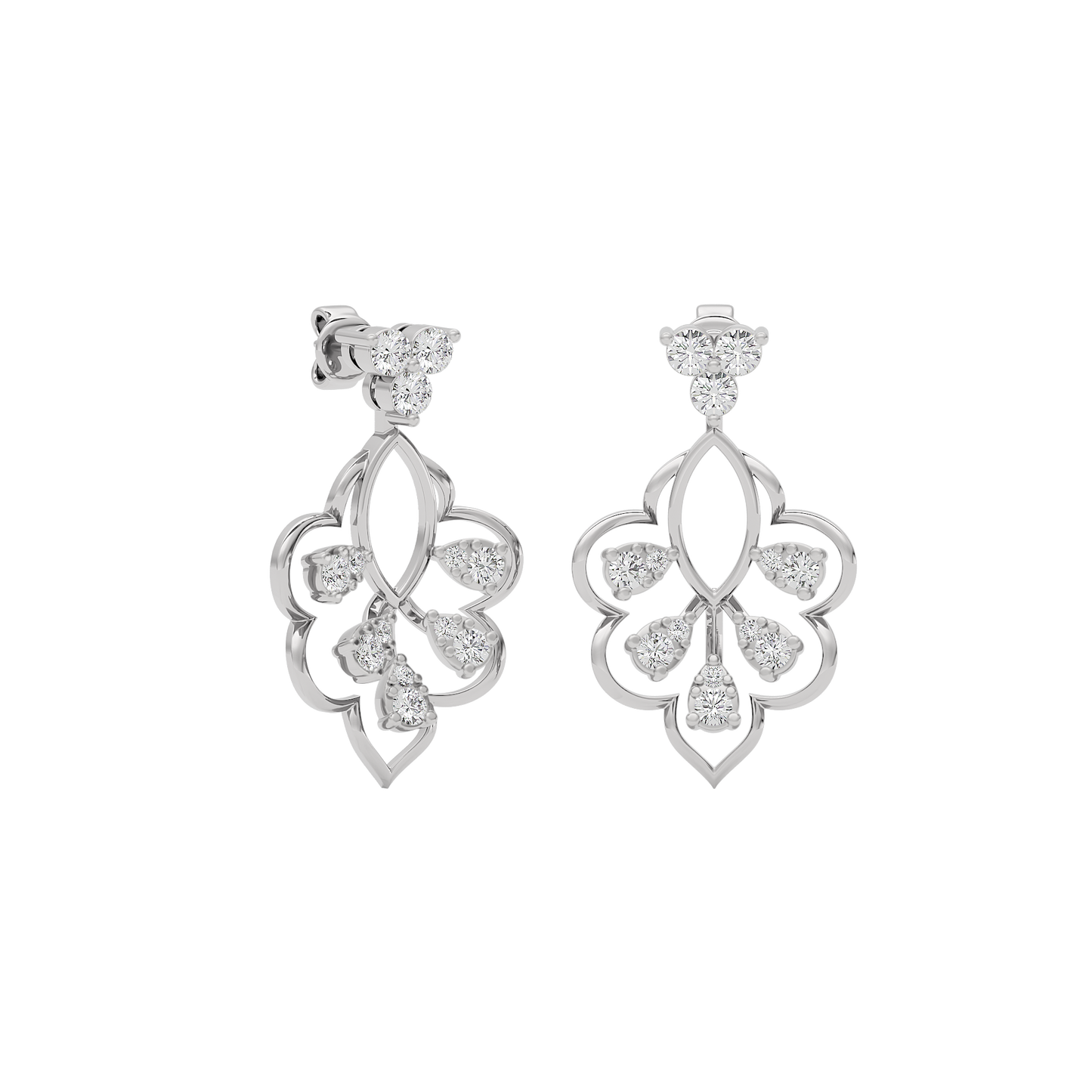 Diamond Charmed Glow Earring