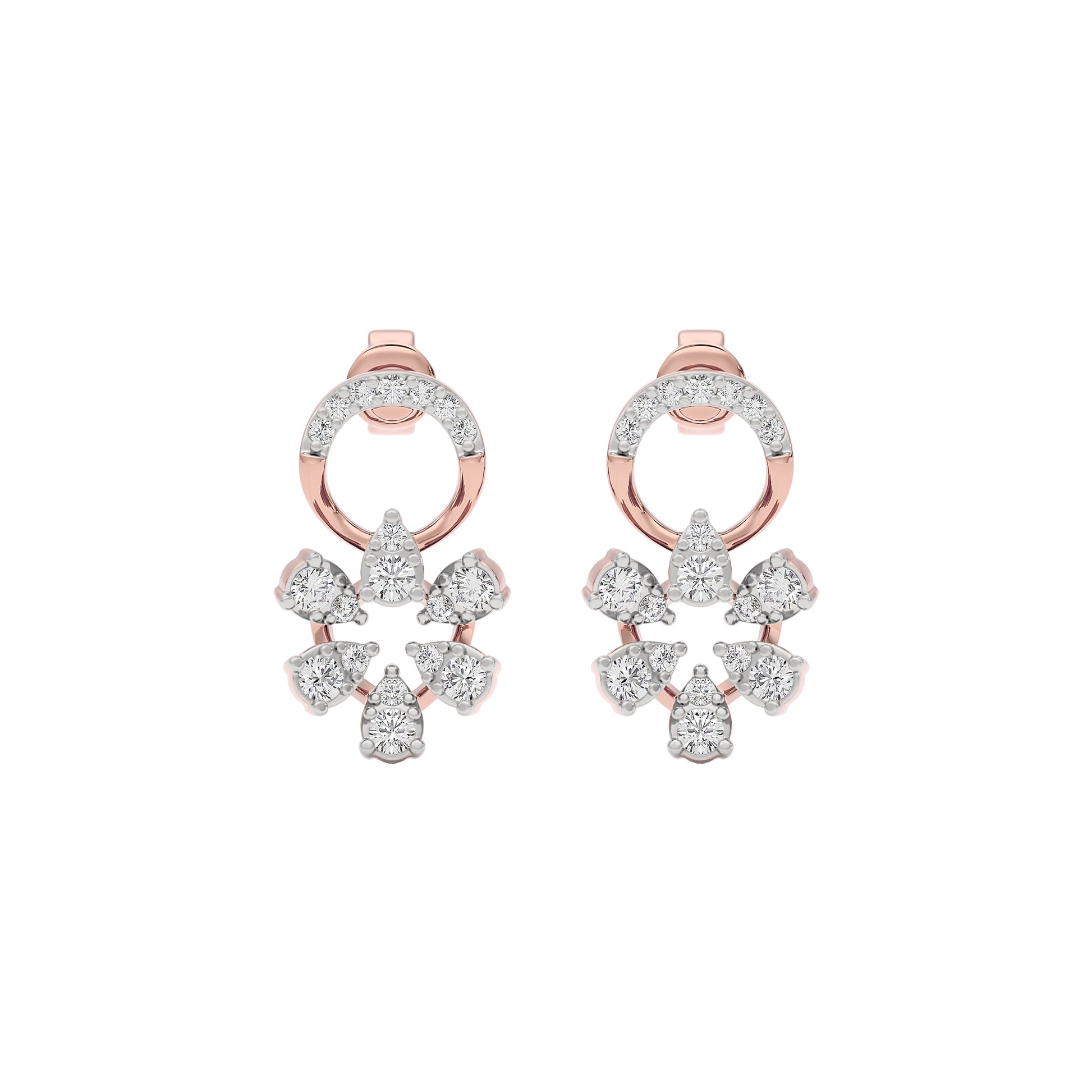 Velvet Diamond Spark Earring 18 KT / Rose Gold