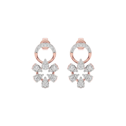 Velvet Diamond Spark Earring 18 KT / Rose Gold