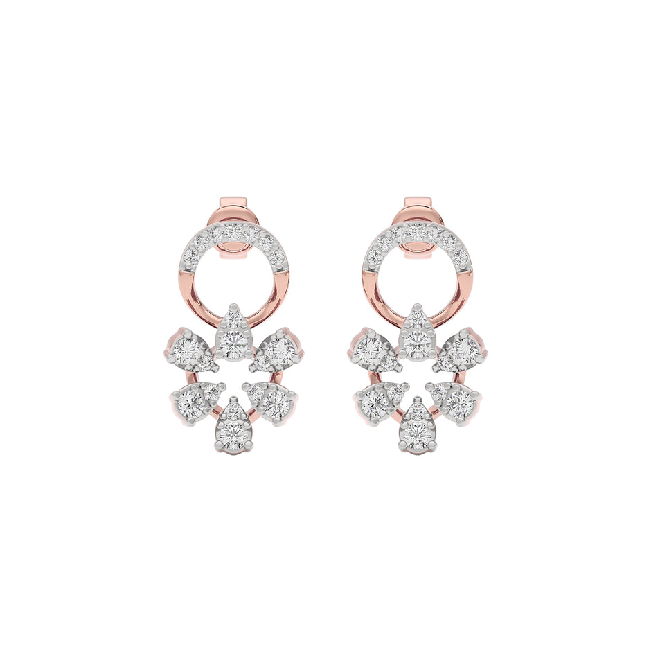 Velvet Diamond Spark Earring 18 KT / Rose Gold