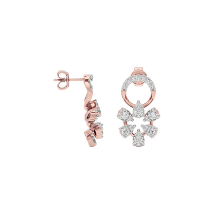 Velvet Diamond Spark Earring 18 KT / Rose Gold