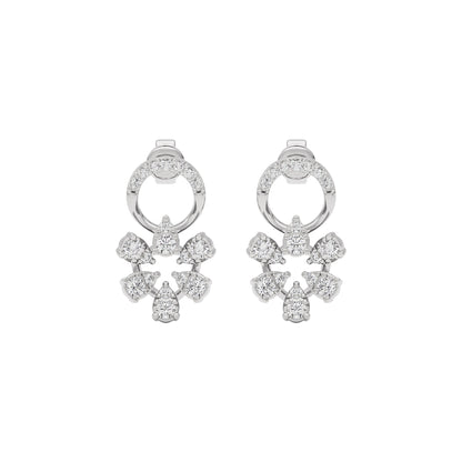Velvet Diamond Spark Earring 18 KT / White Gold