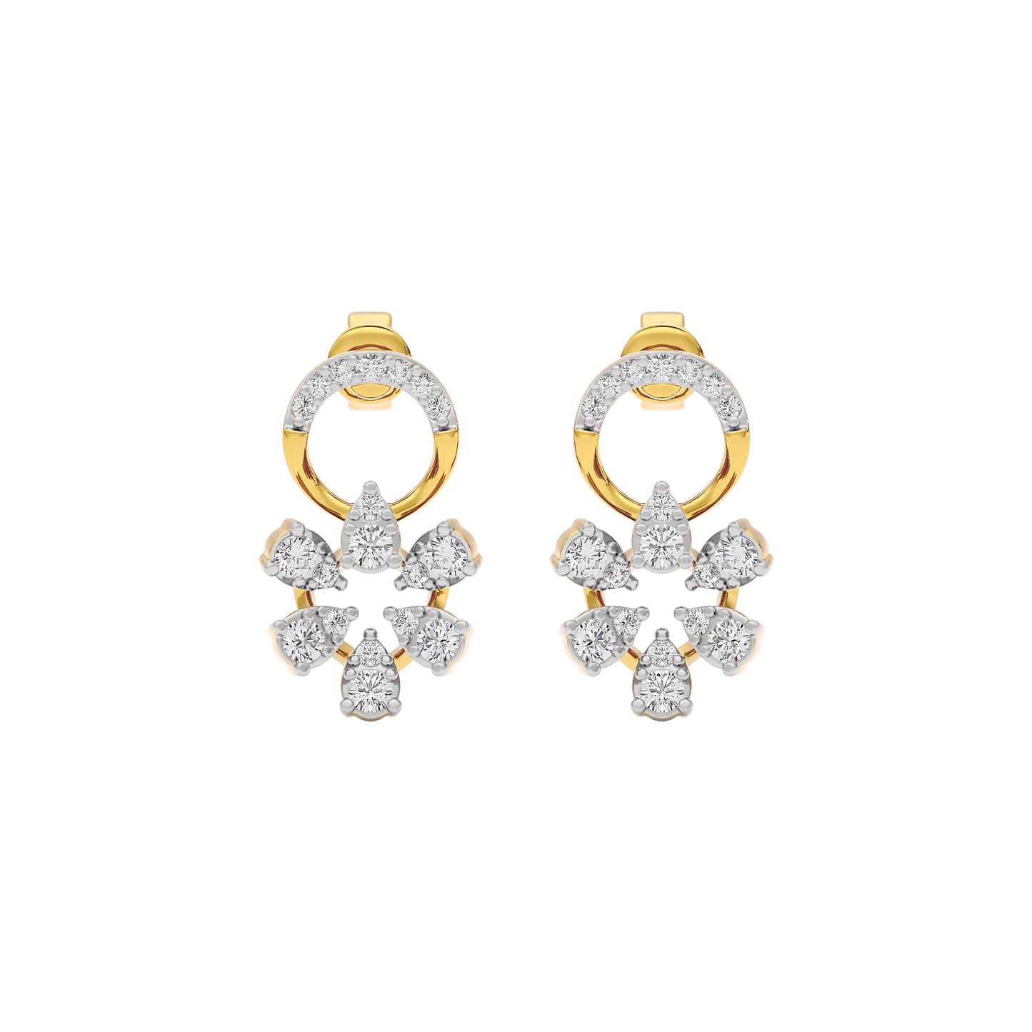 Velvet Diamond Spark Earring 18 KT / Yellow Gold