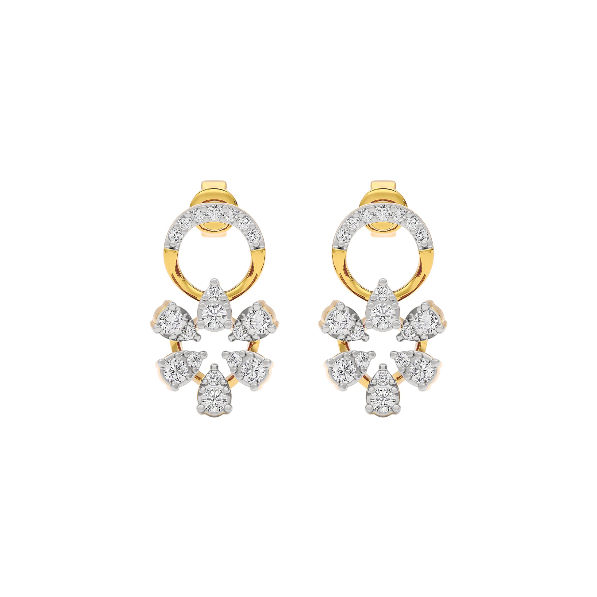 Velvet Diamond Spark Earring 18 KT / Yellow Gold