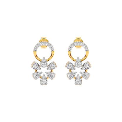 Velvet Diamond Spark Earring 18 KT / Yellow Gold