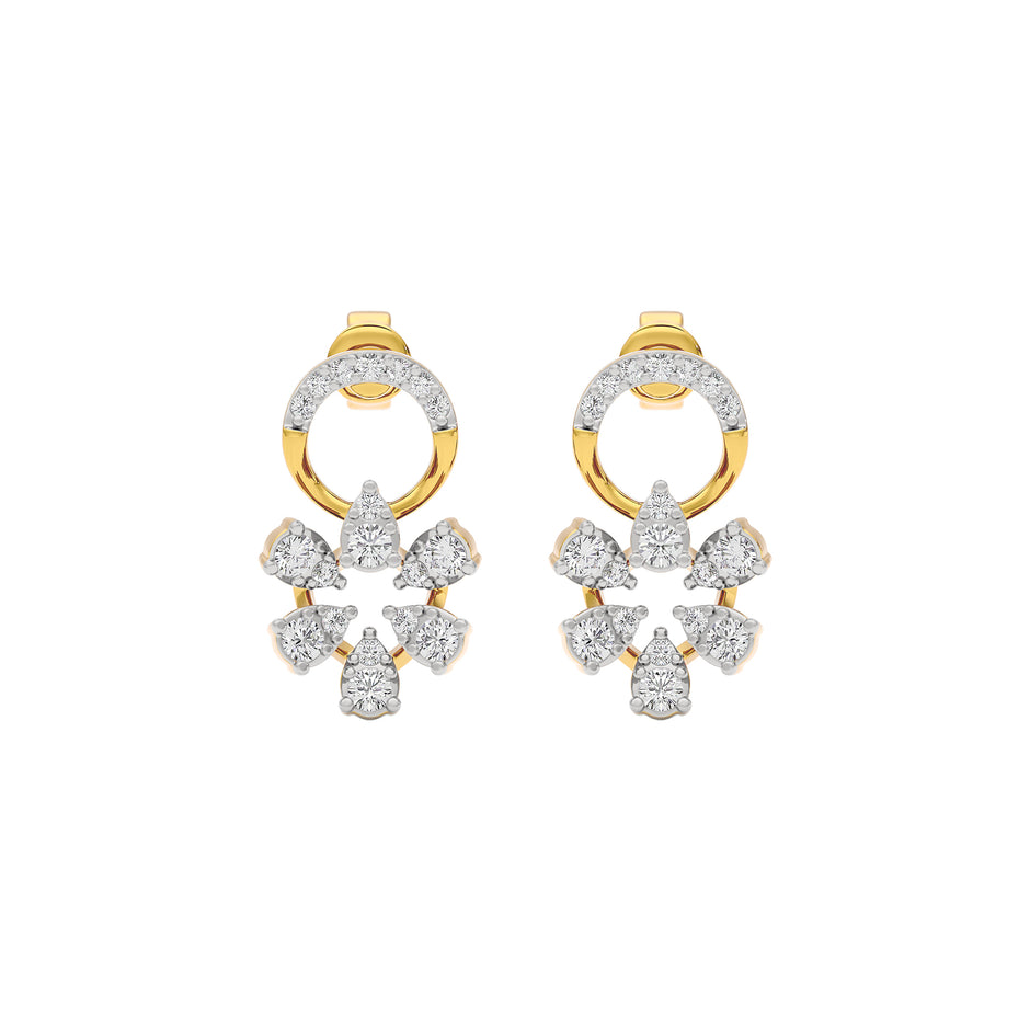 Velvet Diamond Spark Earring 18 KT / Yellow Gold