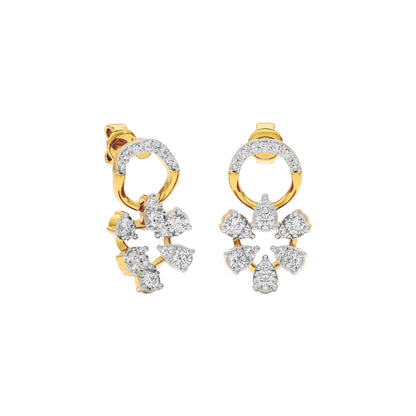 Velvet Diamond Spark Earring 18 KT / Yellow Gold