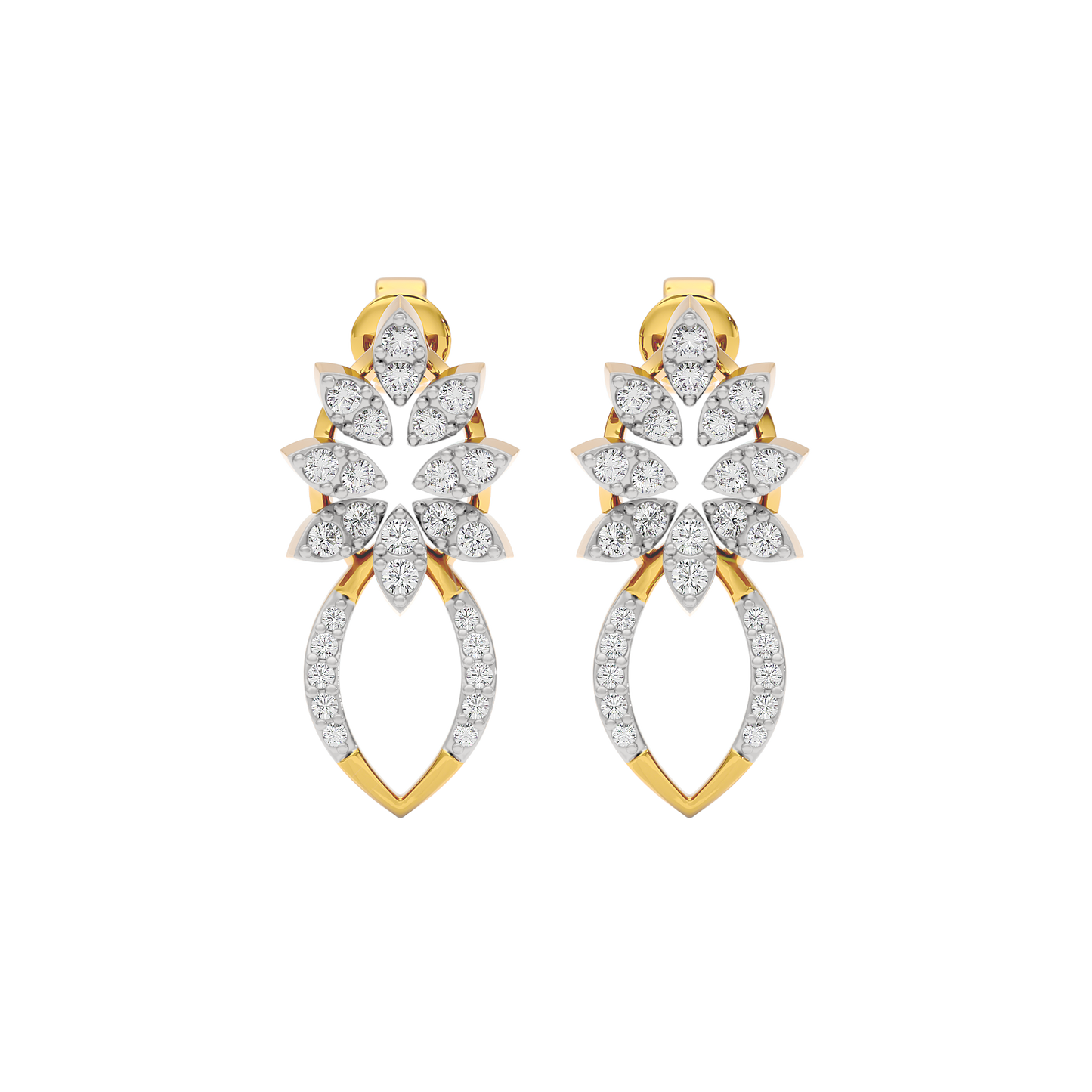 Moonlight Gaze Diamond Earring