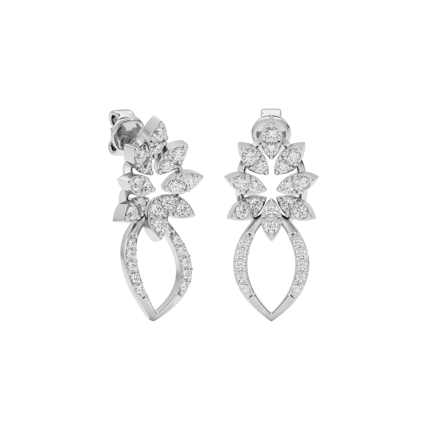 Moonlight Gaze Diamond Earring