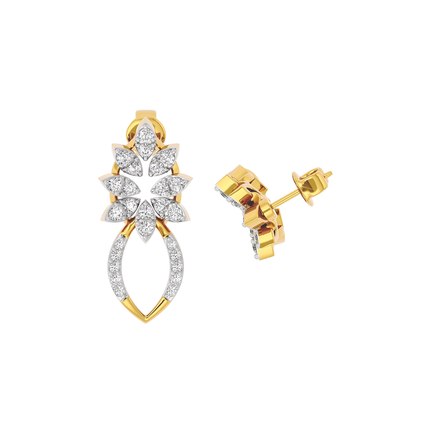 Moonlight Gaze Diamond Earring