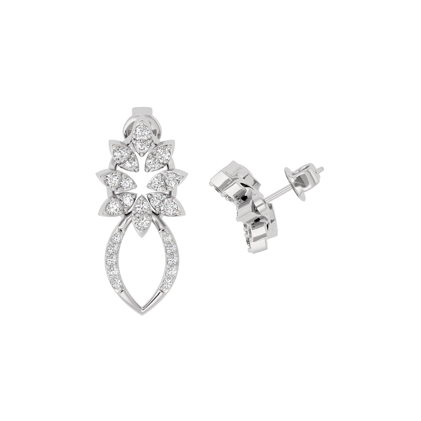 Moonlight Gaze Diamond Earring