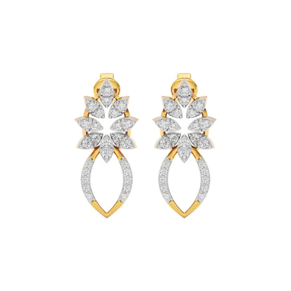 Moonlight Gaze Diamond Earring 18 KT / Yellow Gold